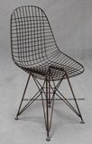 Replica Metal Restaurant Knock Down Wire Eames Side Chair
