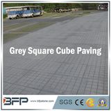 Chinese Grey Meshed Cobble Stone in Square Shape for Paving