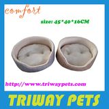 Soft Flannel&Hessian Foam Pet Bed (WY161009)