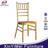 Wholesale Stacking Gold Metal Wedding Chiavari Chair for Hotel