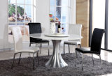 Wholesale Restaurant Furniture Dining Table Set Tempered Glass Dining Table