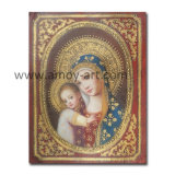 Madonna and Child Figures Oil Painting for Wall Decor
