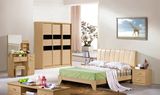 1.8m Bed Wenge Color Bedroom Bed for Furniture Suite
