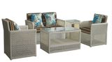 5 Pieces Rattan Sofa Set Outdoor Sofa Set Rattan Furniture