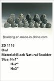 Hand Made Owl Stone Sculpture