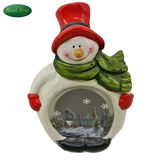 Christmas Decor Craft Snowman Statue
