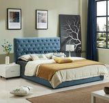 Nordic Cloth Art Software Bed Customizable Environmental Bedroom Bed (M-X3792)
