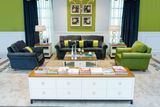Faddish Fabric and Leather Sofa with Comfortable Seater (BM-5)