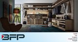 Classic Design Bedroom Furniture Melamine Walk in Closets