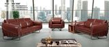 Living Room Genuine Leather Sectional Sofa Set