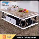 Home Furniture Heart Shaped Stainless Steel Coffee Table