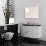 Modern White Painting PVC Bathroom Cabinet Sw-Pw005