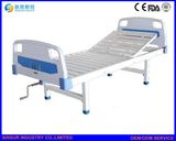 China Medical Manual Single Crank ABS Headboard/Footboard Hospital Nursing Bed