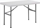 4FT/122cm High Quality Plastic Rectangle Folding Table