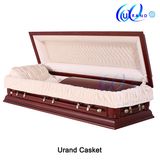 Handmade Mahogany Color Cheap High Quality Funeral Casket