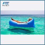 Blue Lazy Bag Sleeping Air Bag Fast Filling Inflatable