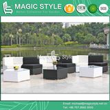 Wicker Sofa Set Garden Rattan Sofa Outdoor Patio Corner Sofa Combination Sofa Set (Magic Style)