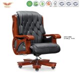Antique Office Furniture Luxury Wooden Executive Chair (A-012)