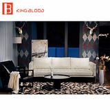 Good Quality Blue Italy Genuine Nappa Leather Sofa Couch for Living Room Furniture