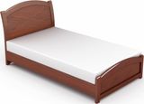 High Quality Simple Solid Wooden 1.8m Hotel Bed