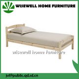 Solid Pine Wood Single Bed Design