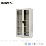 Orizeal High Quality 5 Layer Metal Storage Cabinet with 2 Glass Doors Special Offer (OZ-OSC005)