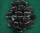 Landscape Stone Polished A Grade Black River Pebble for Garden Pathway