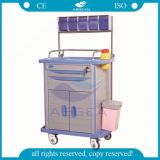 At001A3 Hot Sale Medical Equipment Emergency Hospital Trolley Cart