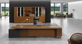 Modern Teak Wood Executive Desk Office Furniture (HF-38D16)