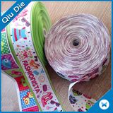 100%Polyester Webbing Multicolor Color Printed Ribbon for Gift Decoration