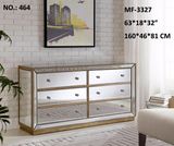 Hot Sell 6 Drawers Antique Silver Night Stand Cabinet
