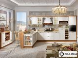 Nordic Modern Home Hotel Furniture Island Wood Kitchen Cabinet