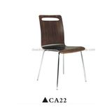 Wood Metal Chair Restaurant Chair Dining Room Chair