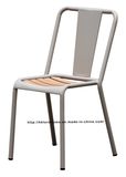 Replica Industrial Tolix Dining Restaurant Coffee T4 Metal Wooden Chair