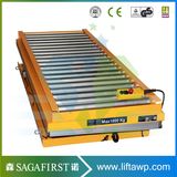 Hydraulic Wood Lift Roller Scissor Lift Table