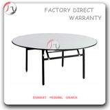 White Top Black Base Folding Restaurant Table (BT-04)