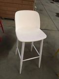 Fashion Creative Plastic Bar Stool PP Plastic Designer Chairs Bar Chair