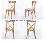 Oak Wood Cross Back Farm Chair/Bentwood Chair for Restaurant