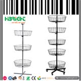 Spinning Toy Round Display Rack Basket