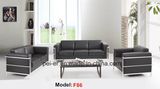 Moden Leather Office Reception Furniture Sectional Commercial Sofa (F86-3)