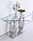 Noble Glass Top Console Table 856#