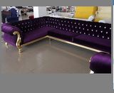 Nightclub Furniture Fabric Corner Sofa for Sale (KTV151)