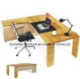 Office Furniture Desk with Cupboard Wooden L-Shaped Executive Desk