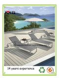Hot Selling Outdoor Beach Furnitur Stainless Steel Sun Loungers Armless