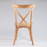 Hot Sale Chinese Wooden Cross Back Garden Patio Beach Rattan Mat Chair