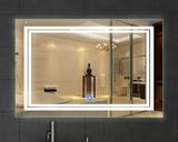 Us Wall Mounted Hotel Bathroom LED Backlit Lighted Mirror