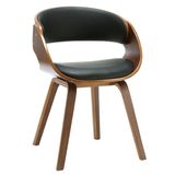Faux Leather Bentwood Dining Chair (W15948-4)