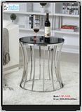 Round Tempered Glass Table (XF-1415-550)