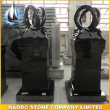 Granite Monumental Pedestal Rings Design Cremation Pillar