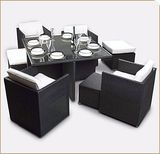 Garden Synthetic Rattan Furniture Set Wicker Outdoor Rattan Furniture